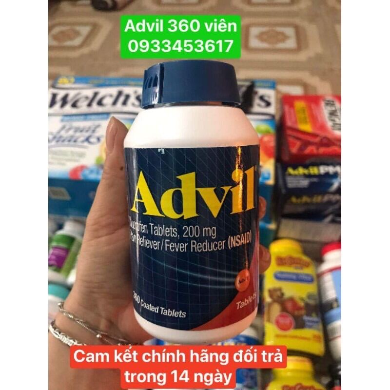 Advil 360 Viên ( Mỹ Có Bill)