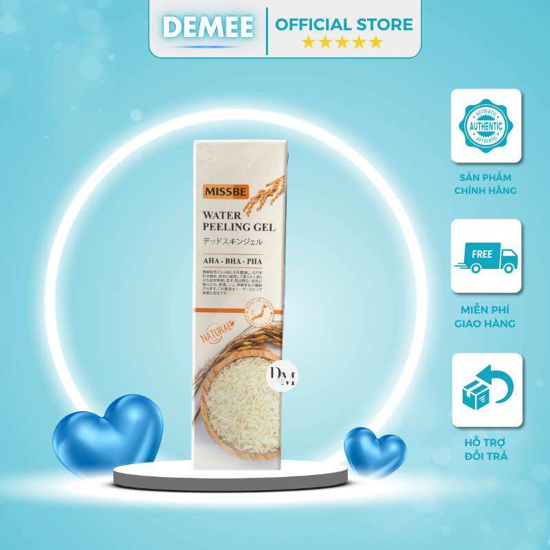 Tẩy Da Chết Missbe Water Peeling Gel Aha-Bha-Pha Giúp Thu Nhỏ Lỗ Chân Lông Cho Làn Da Mềm Mại và Rạng Rỡ 120ML Women