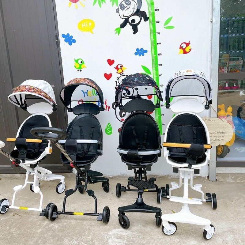 Xe đẩy du lịch m8 xe 2 chiều hàng hót nhất 2022