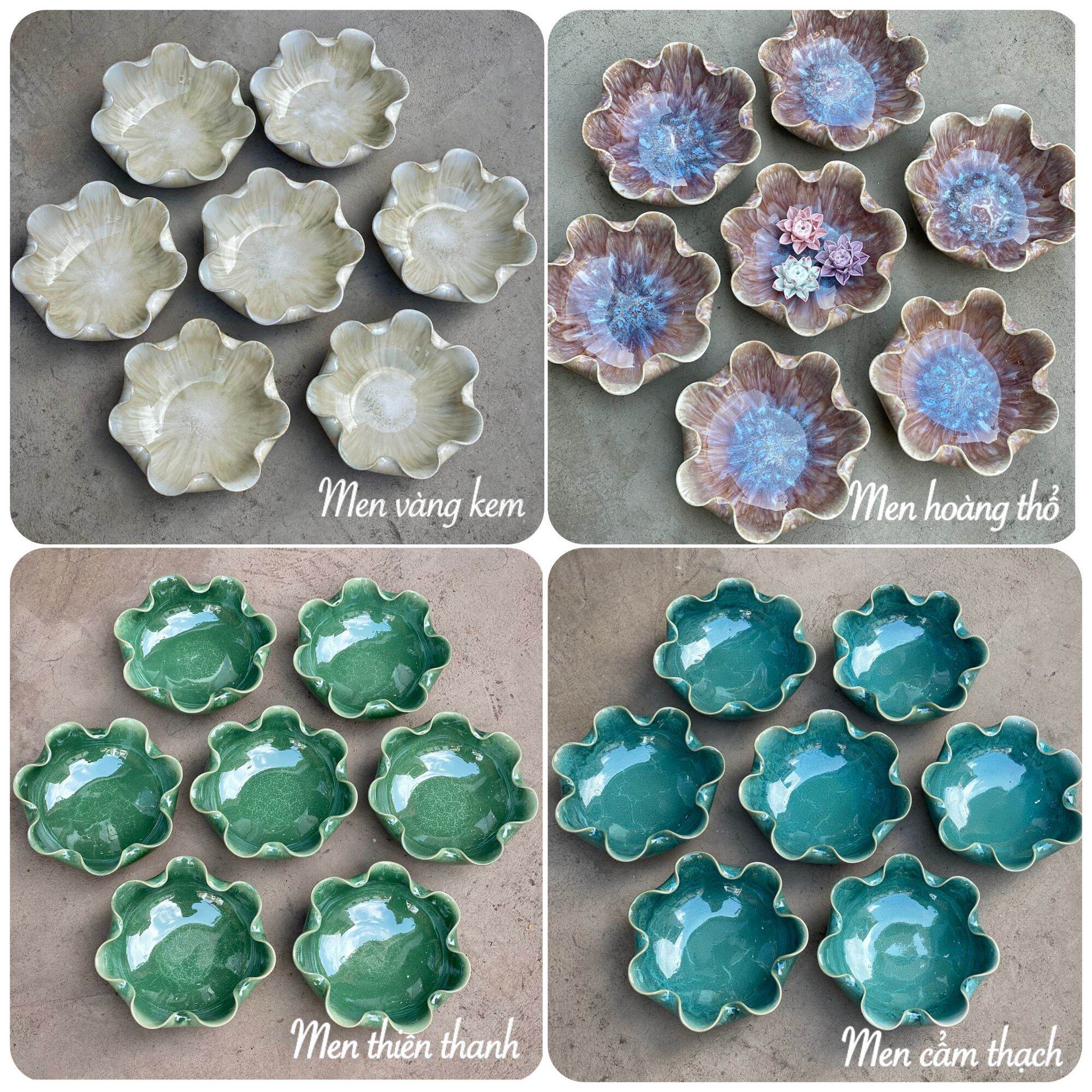 Bát sen thả hoa tắm phật - bát minh đường tụ thuỷ