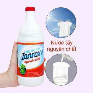 Nước Tẩy Trắng Quần Áo ZONROX 500ml, 1Lít