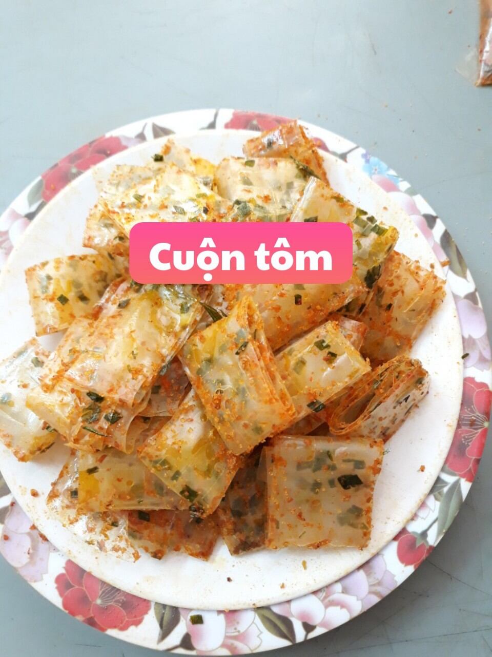 1 kg bánh tráng cuộn tôm