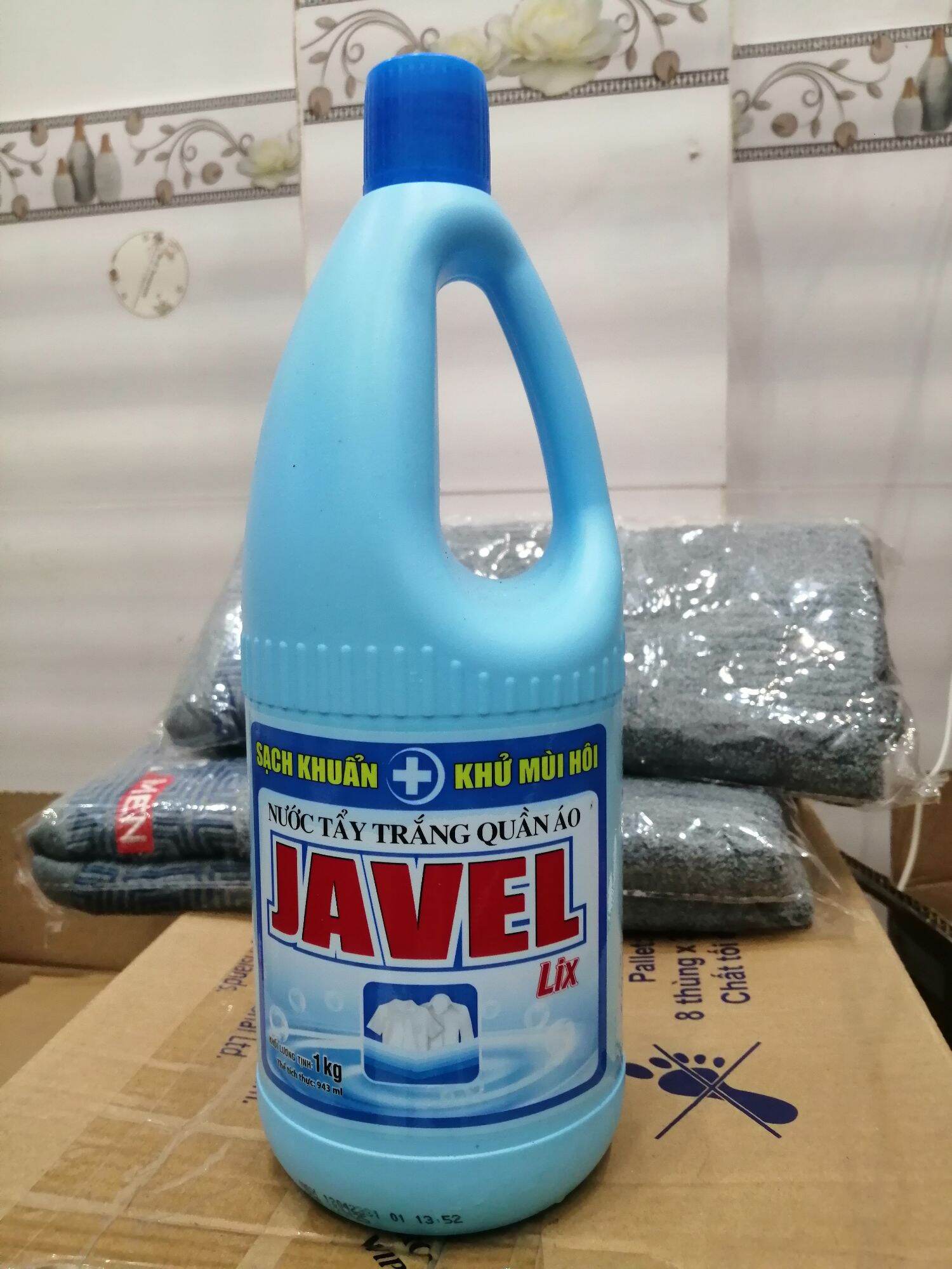 Nước tẩy trắng Javel Lix 1kg