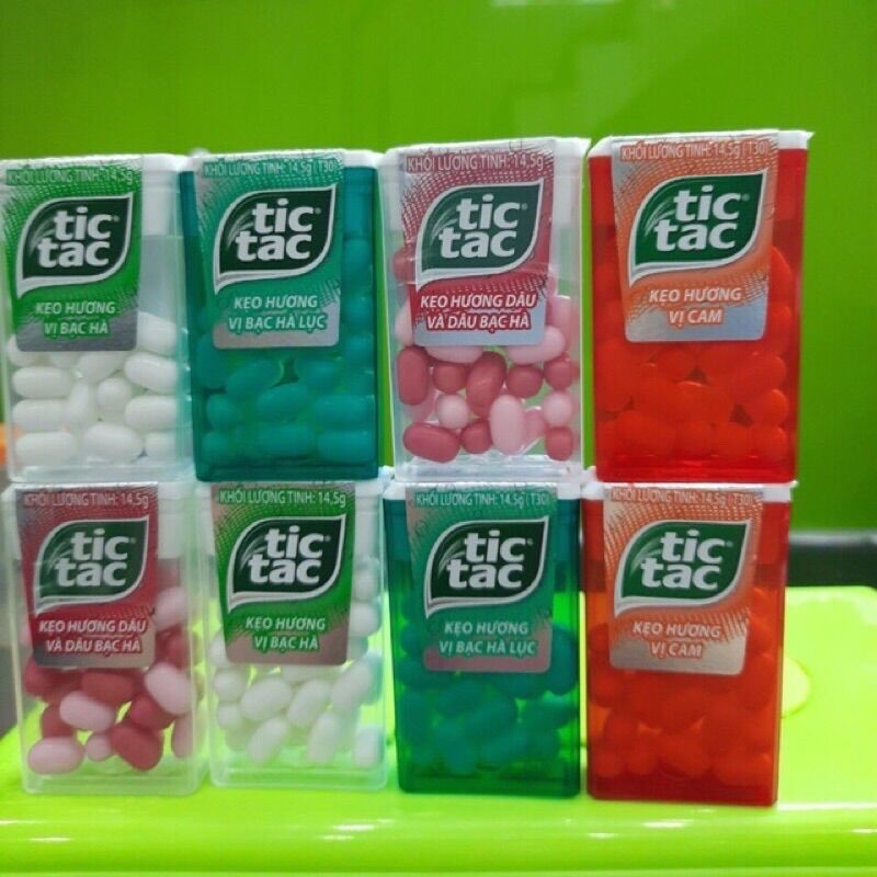 Combo 12 hộp kẹo tictac đủ vị date 2024