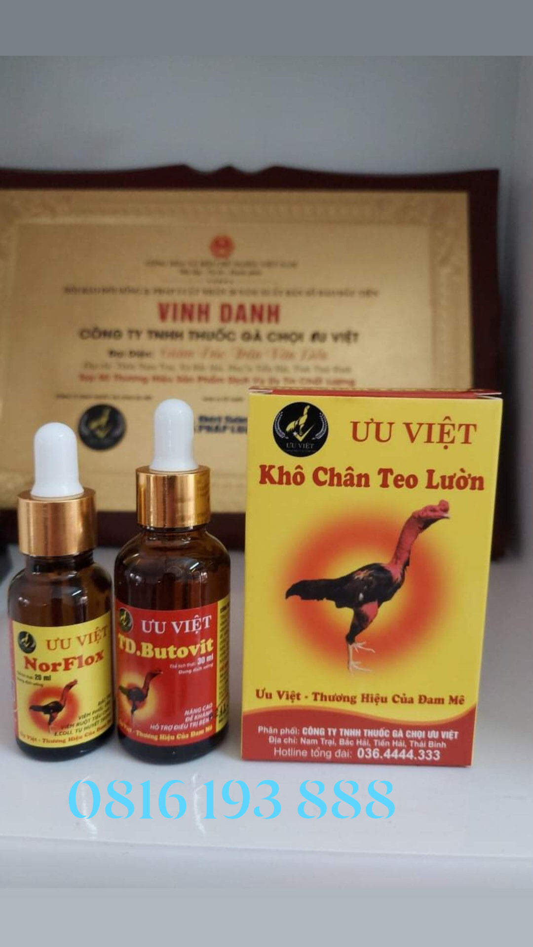 T.huốc c.hữa gà khô chân teo lườn của ưu việt