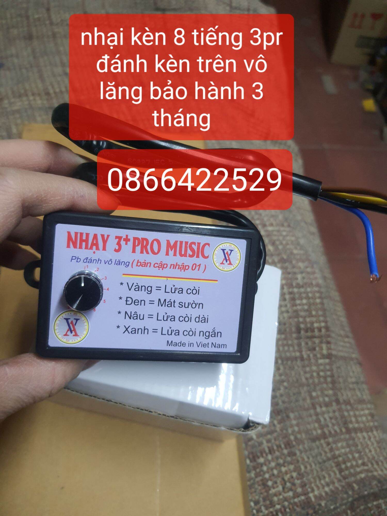 Nhại kèn 8 tiếng 3pr bấm vô lăng cho kèn hơi, kèn điện, nhại kèn cao cấp cho kèn tàu, kèn ong,kèn thái