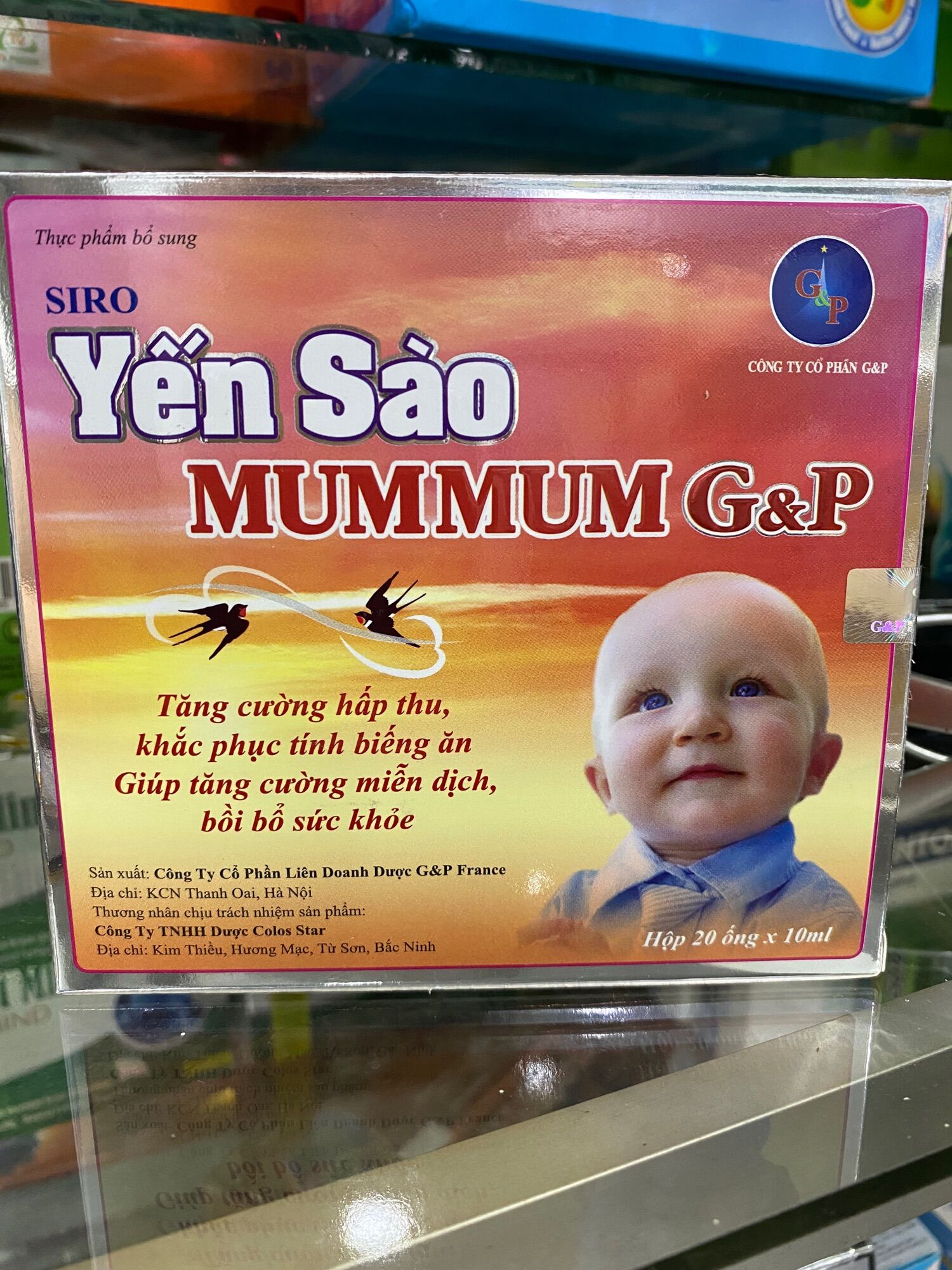 Siro ăn ngủ ngon yến sào g&p
