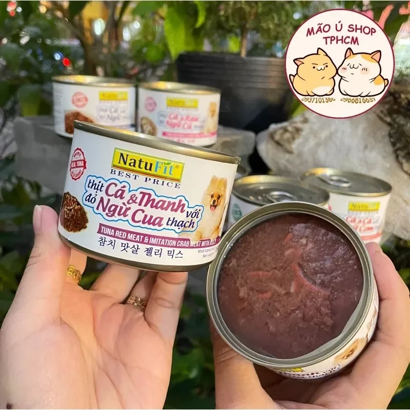 [COMBO 12 - 48 LON 160G] PATE NATUFIT CHO CẢ CHÓ VÀ MÈO