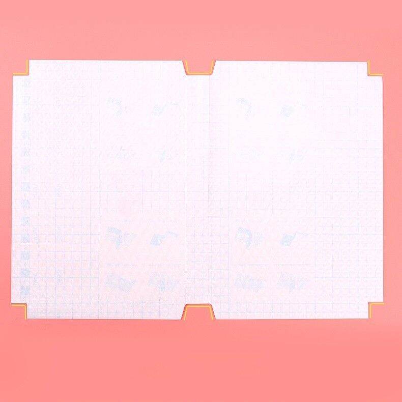 Set 10 tờ decal trong suốt bọc sách vở