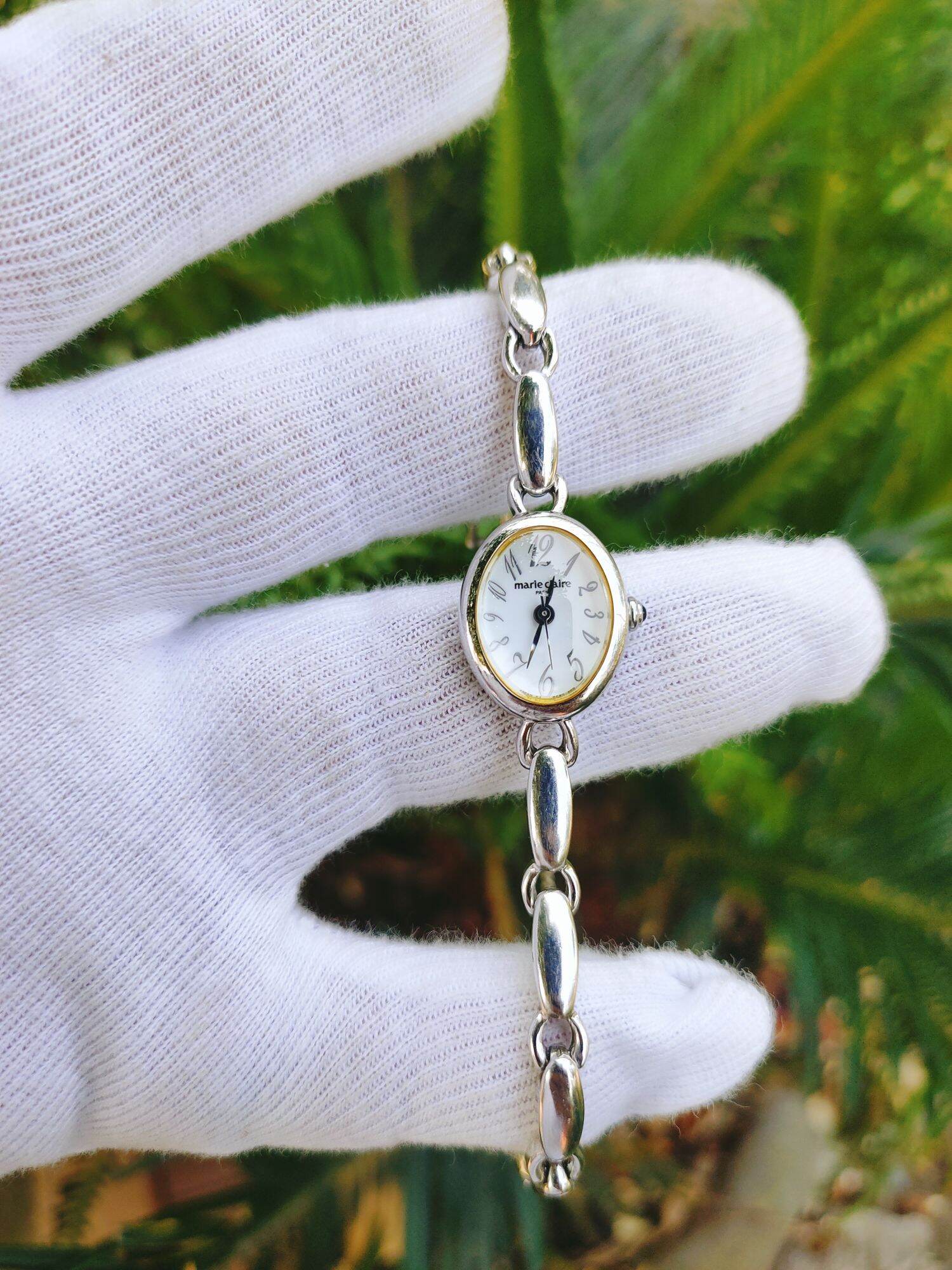 Đồng hồ nữ Marie claire Nhật Bản , size 16mm, Cực đẹp độc lạ,  Mới 99%