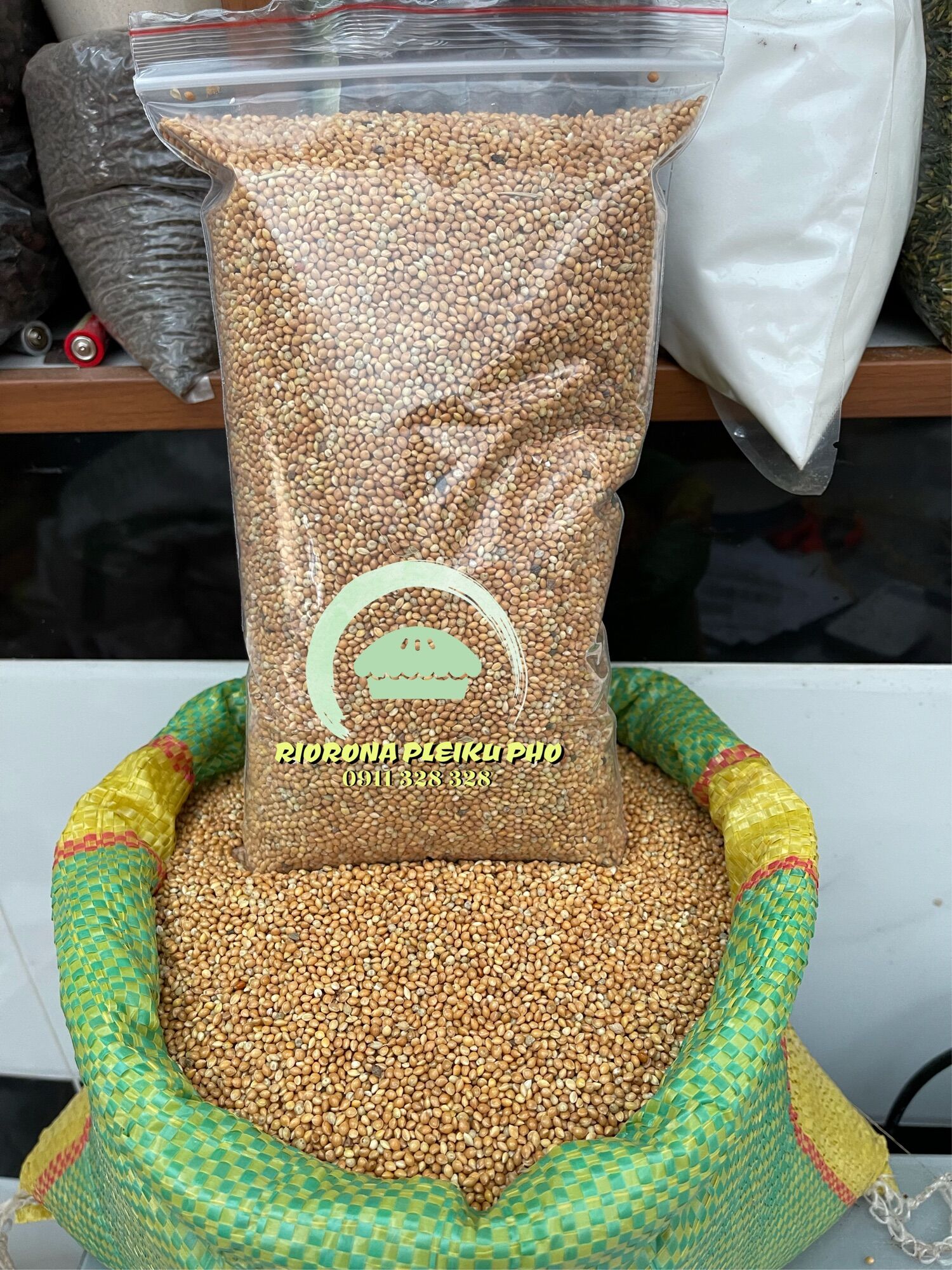 1kg hạt kê tắm bé hoặc làm thức ăn cho chim
