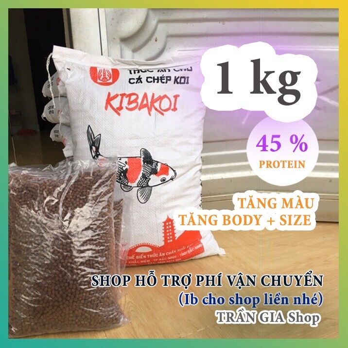 Cám cá koi kibakoi 45 đạm - 1kg