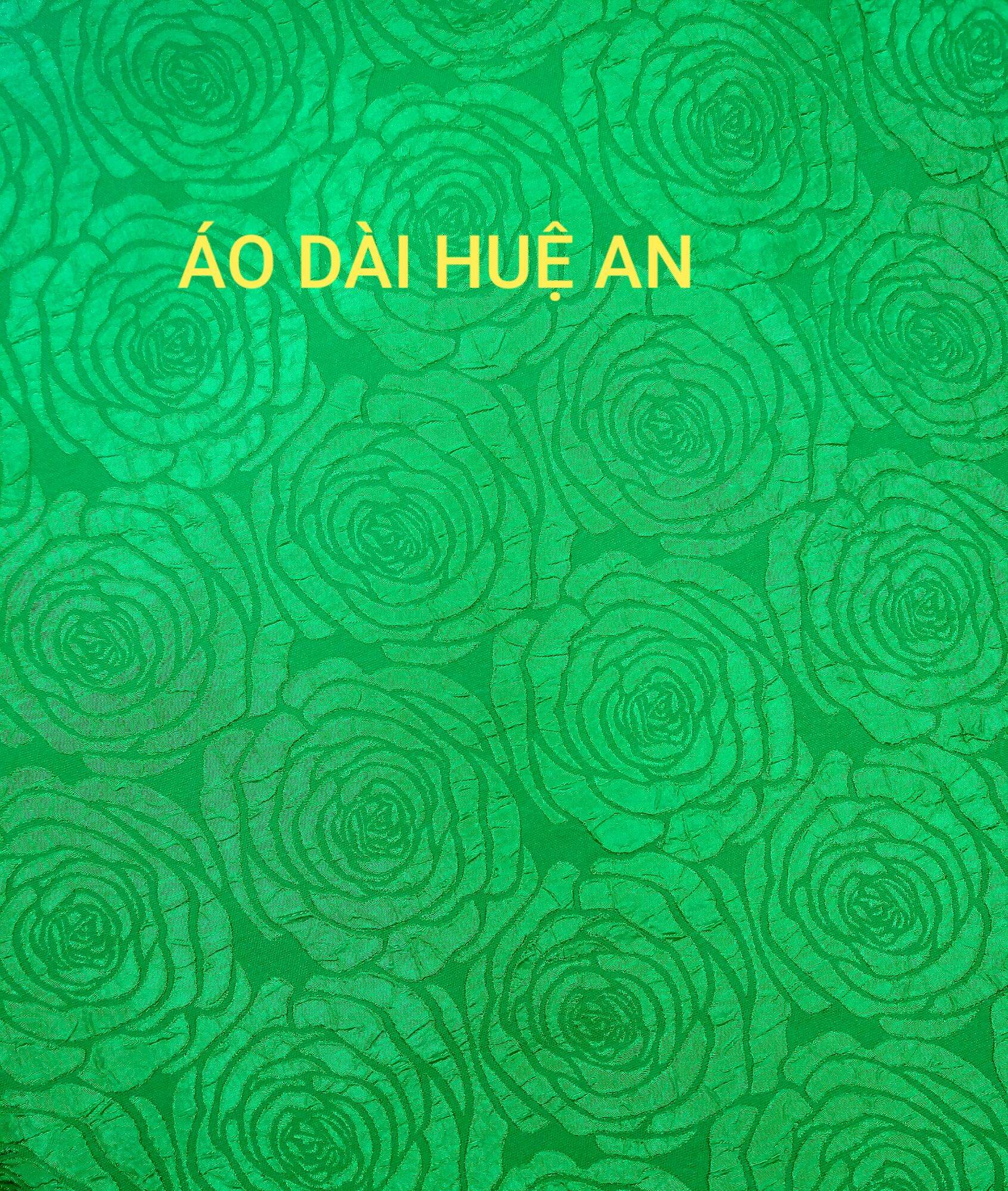 Gấm xốp hoa nổi mềm đẹp, co dãn may áo dài cách tân, váy đầm,... .