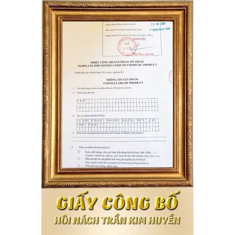 Hôi nách trần kim huyền