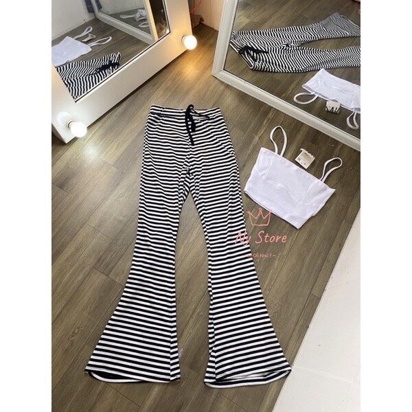 Quần ống loe ôm body q6