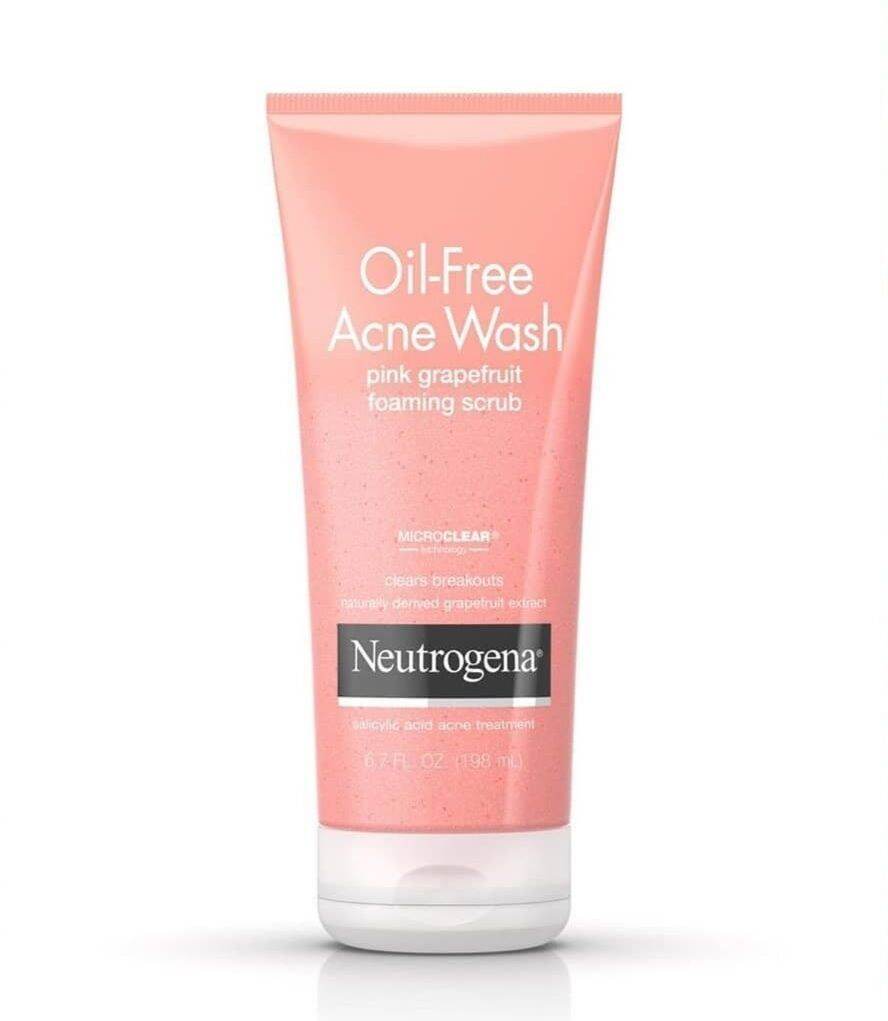 Sữa Rửa Mặt Có Hạt Neutrogena Pink Grapefruit Foaming Scrub