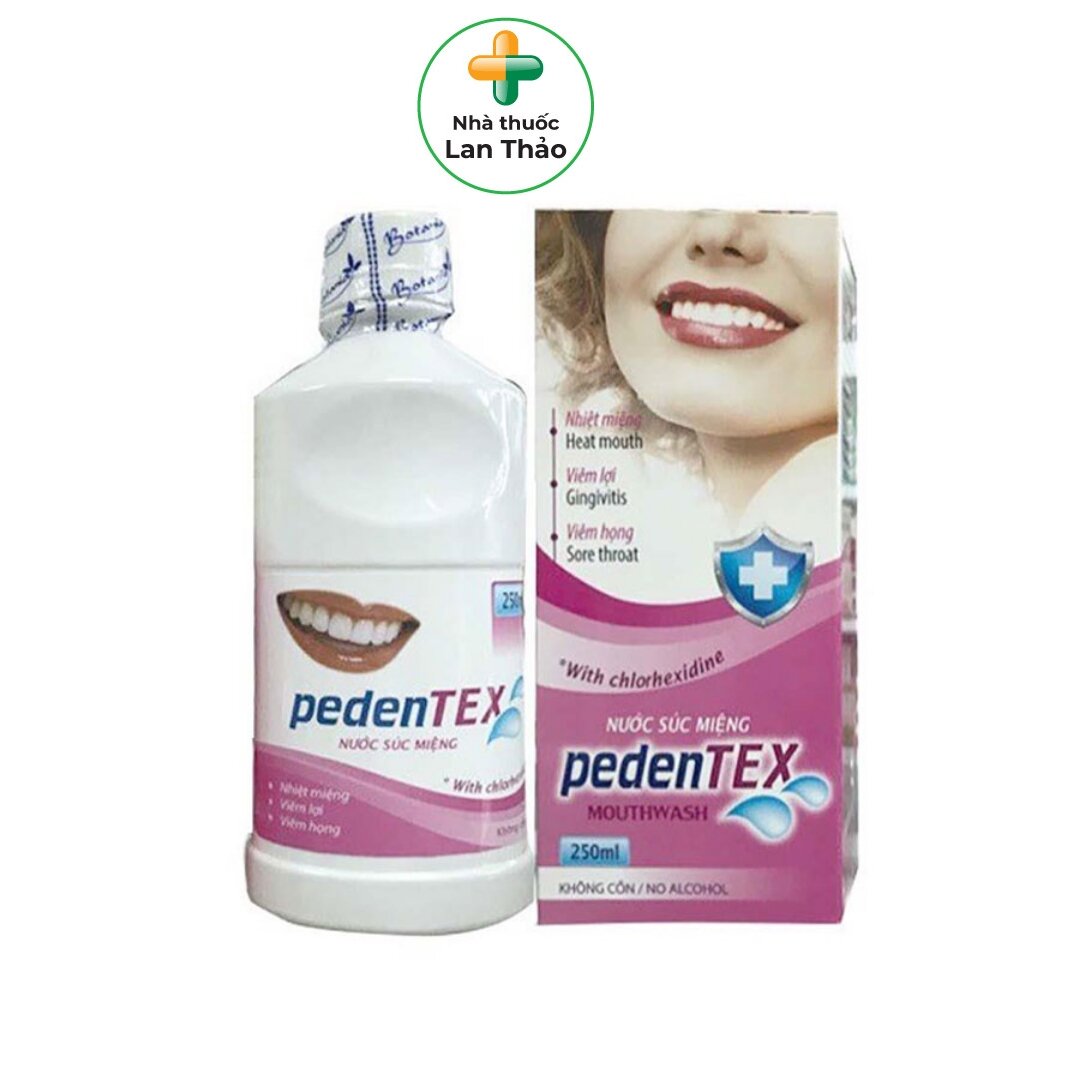 Nước súc miệng sát khuẩn pedentex chai 250ml