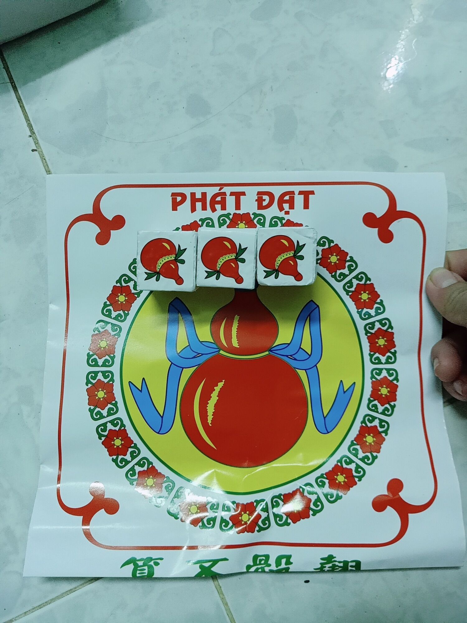 Bầu cua cá cọp,bầu cua tôm cá hạt xốp