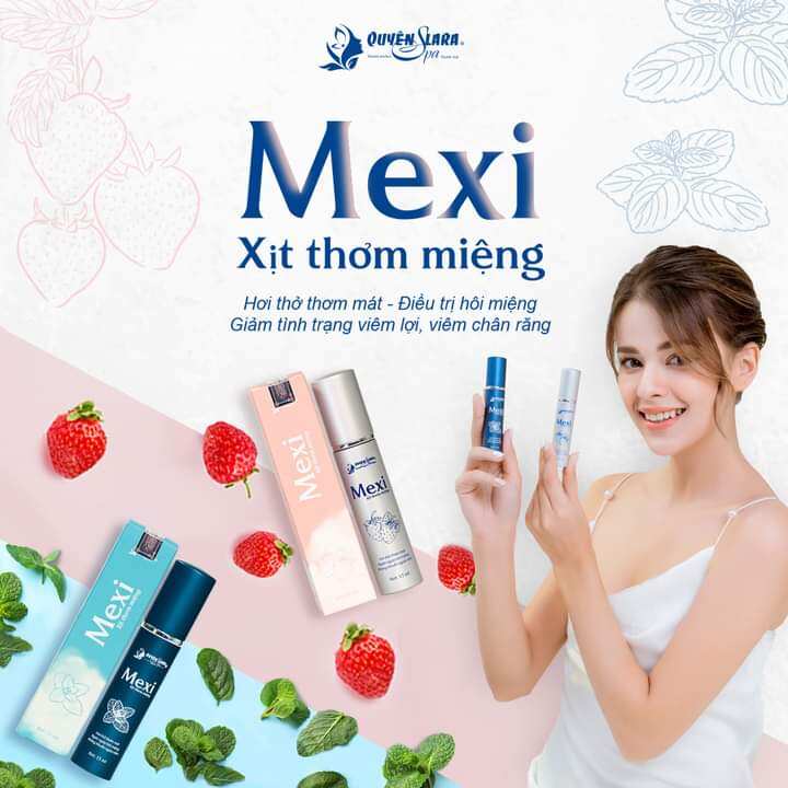 Xịt thơm miệng MEXI Quyên Lara