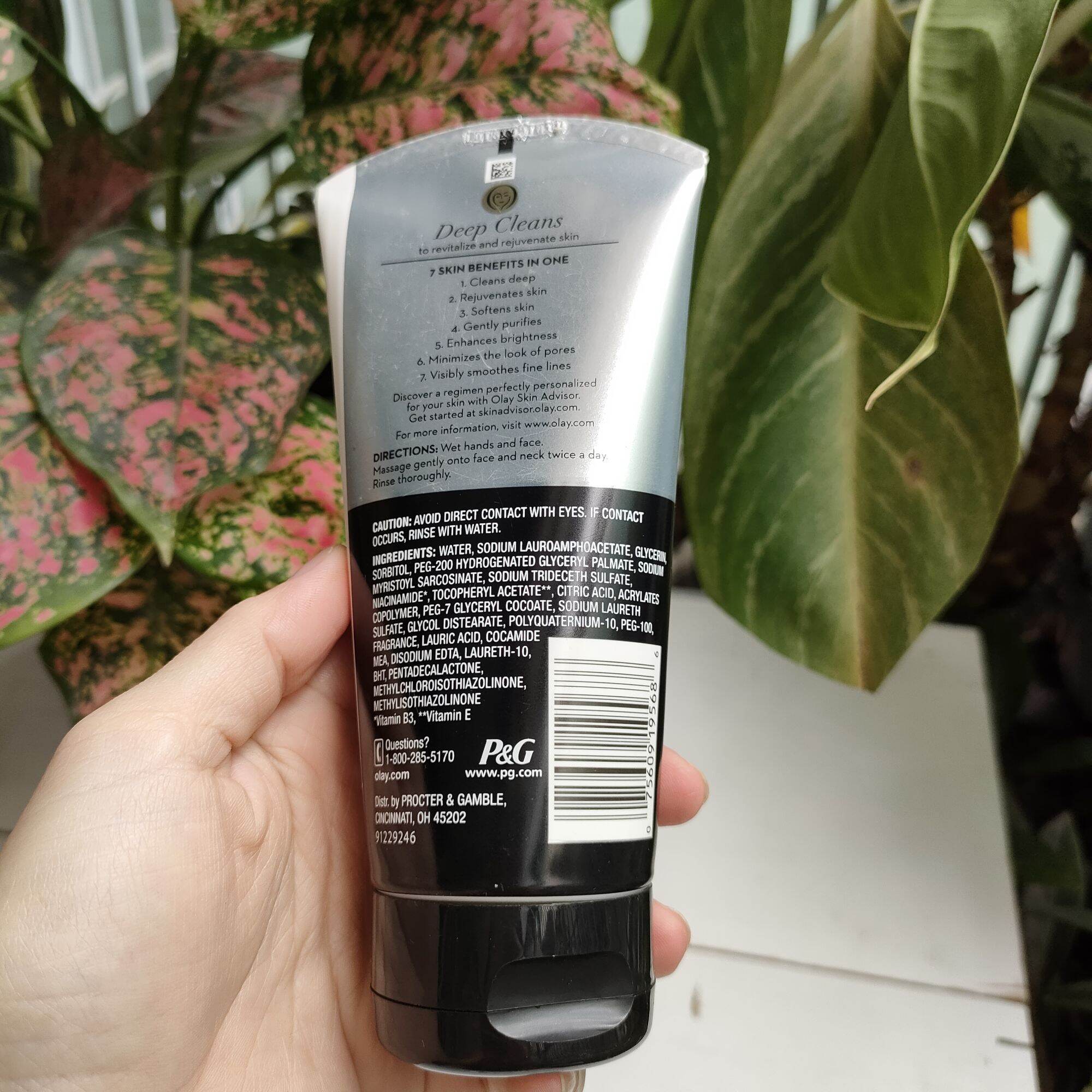 Sửa rửa mặt tạo bọt Olay total effects 7 in One 170ml -Mỹ