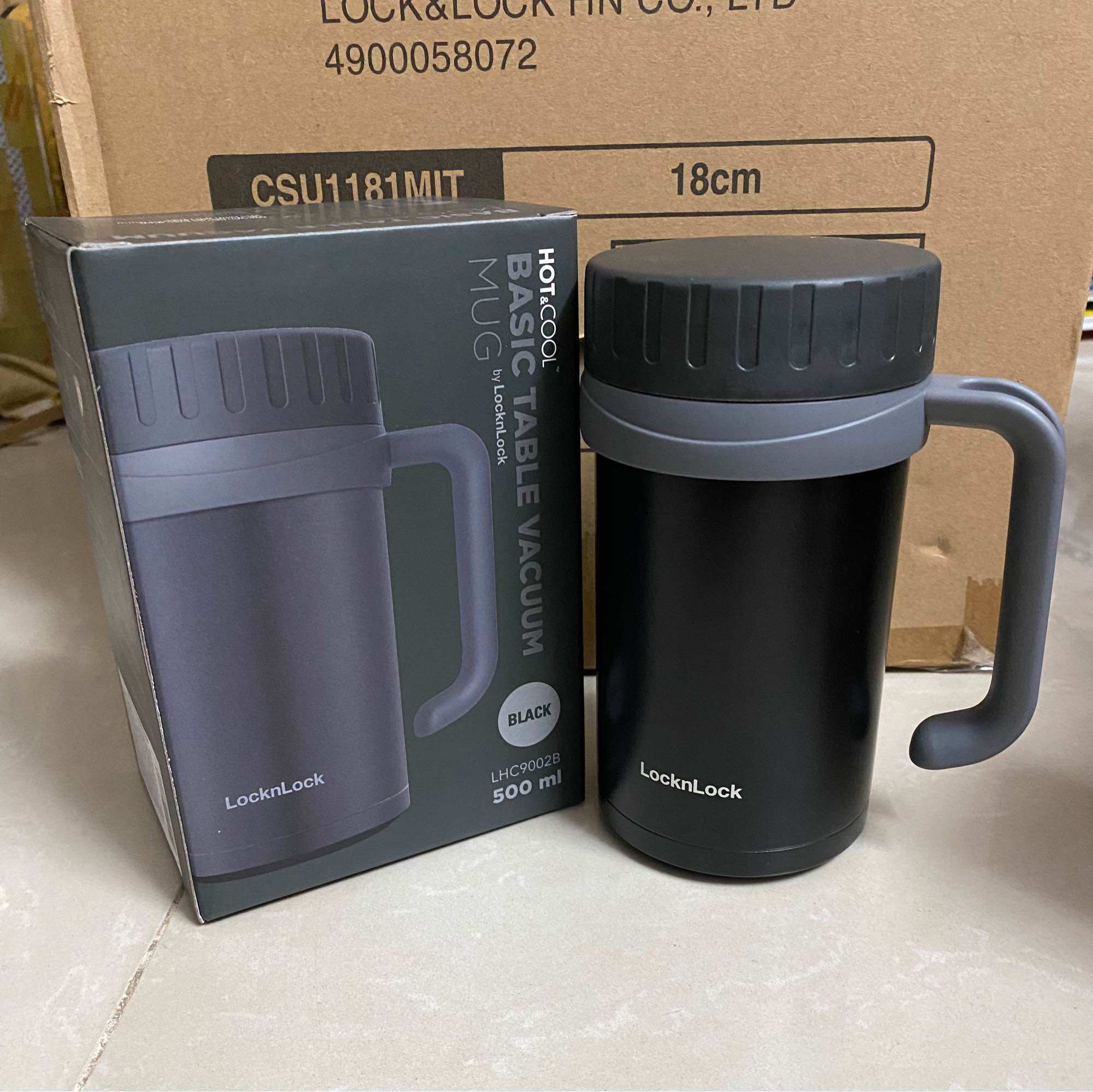 [HCM]Ca giữ nhiệt 500ml LOCK&LOCK BASIC TABLE VACUUM MUG - LHC9002
