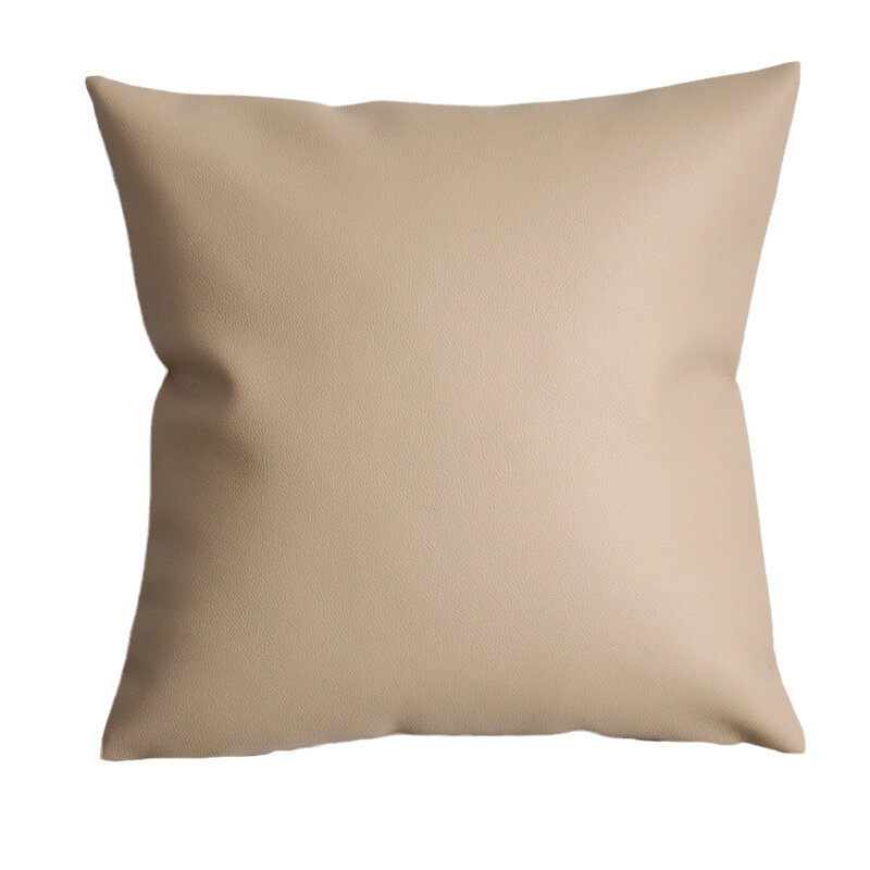 Gối ôm da bò mềm sang trọng gối tựa lưng gối dựa vải khoa học kỹ thuật sofa phòng khách gối tựa giả da thật
