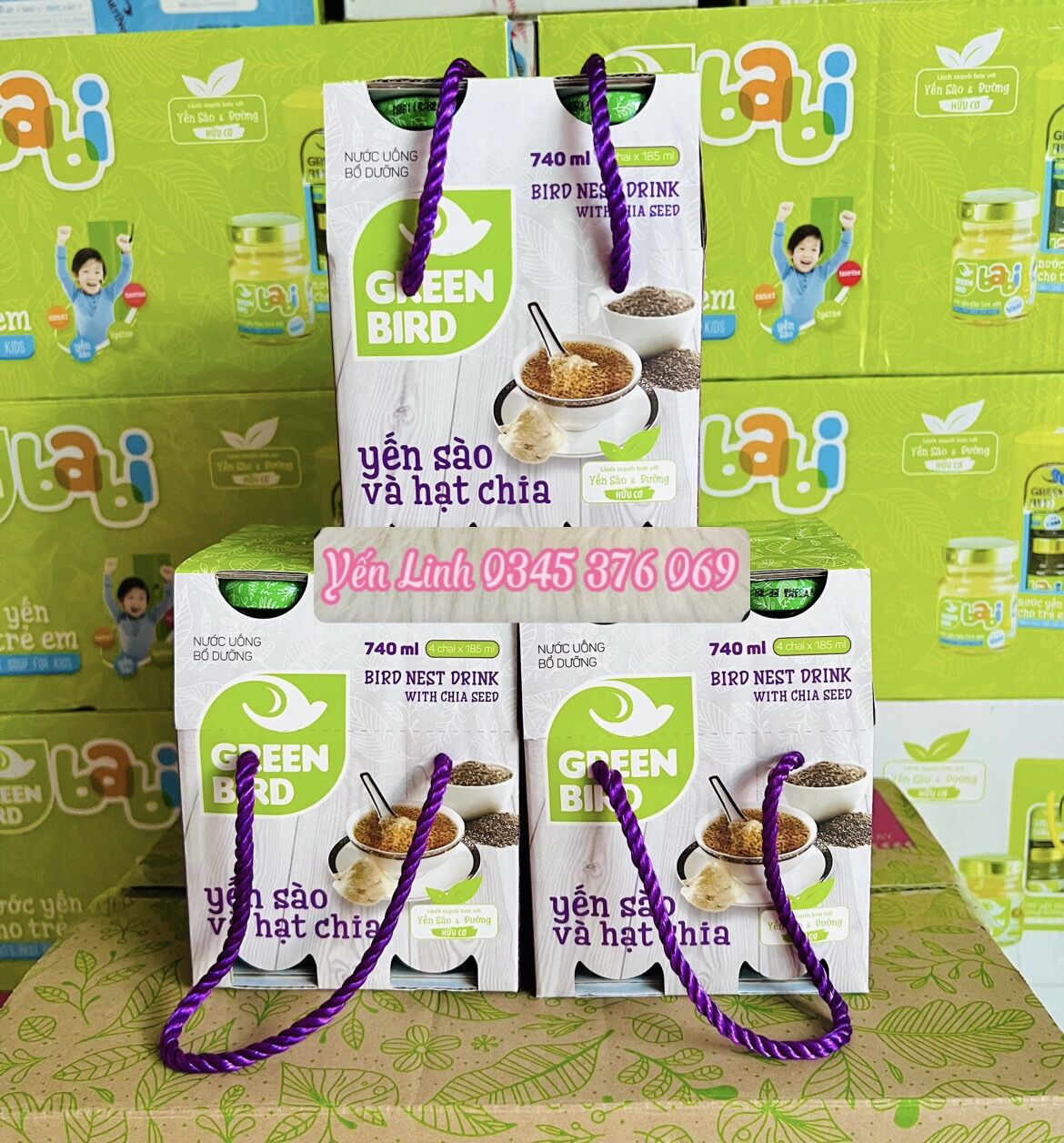 YẾN SÀO VÀ COLLAGEN (Lốc 6 chai x 185ml)