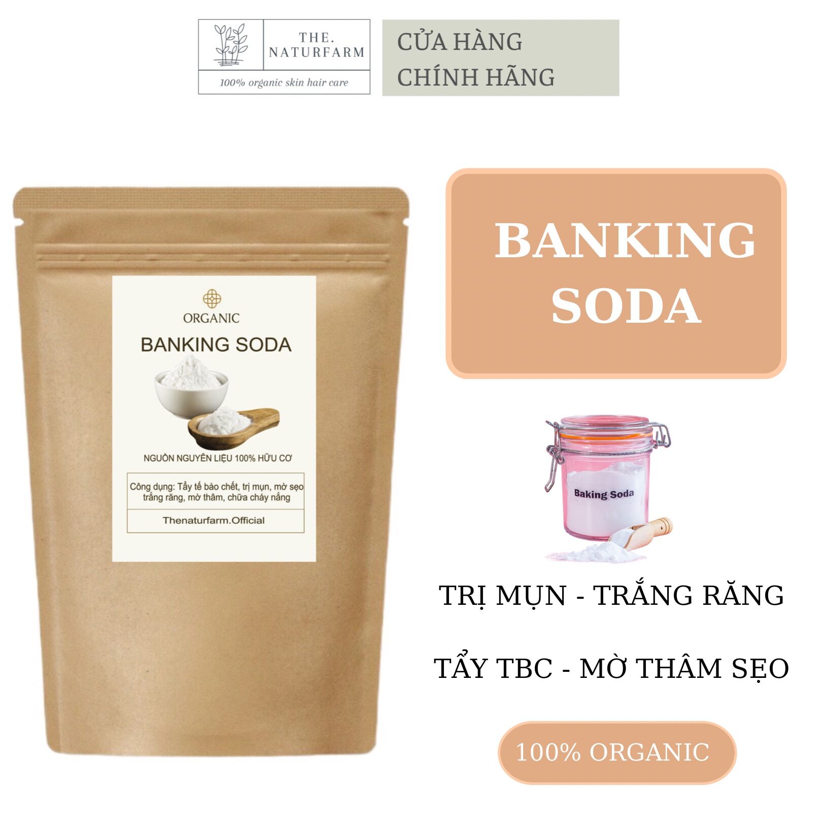 Banking soda đa công dụng 100gr