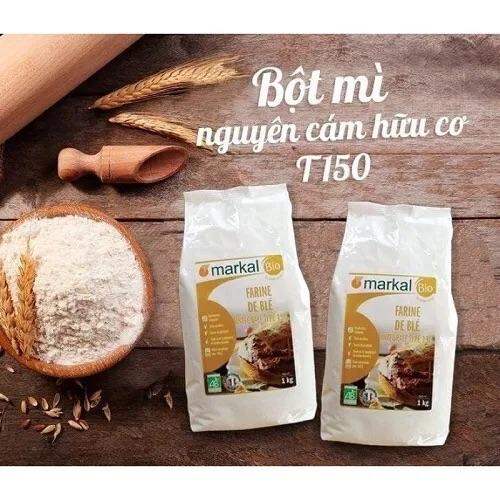 Bột Mì Hữu Cơ Markal làm bánh cho bé ăn dặm gói 1kg