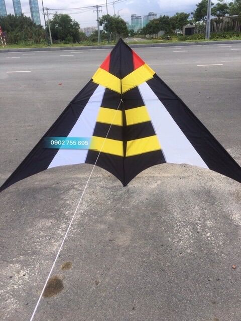 [HCM][MUA 1 ĐƯỢC 2] Diều delta ong - Tặng tay cầm thả diều 150m dây + túi vải đựng diều (shop diều đẹp-độc-lạ-rẻ)