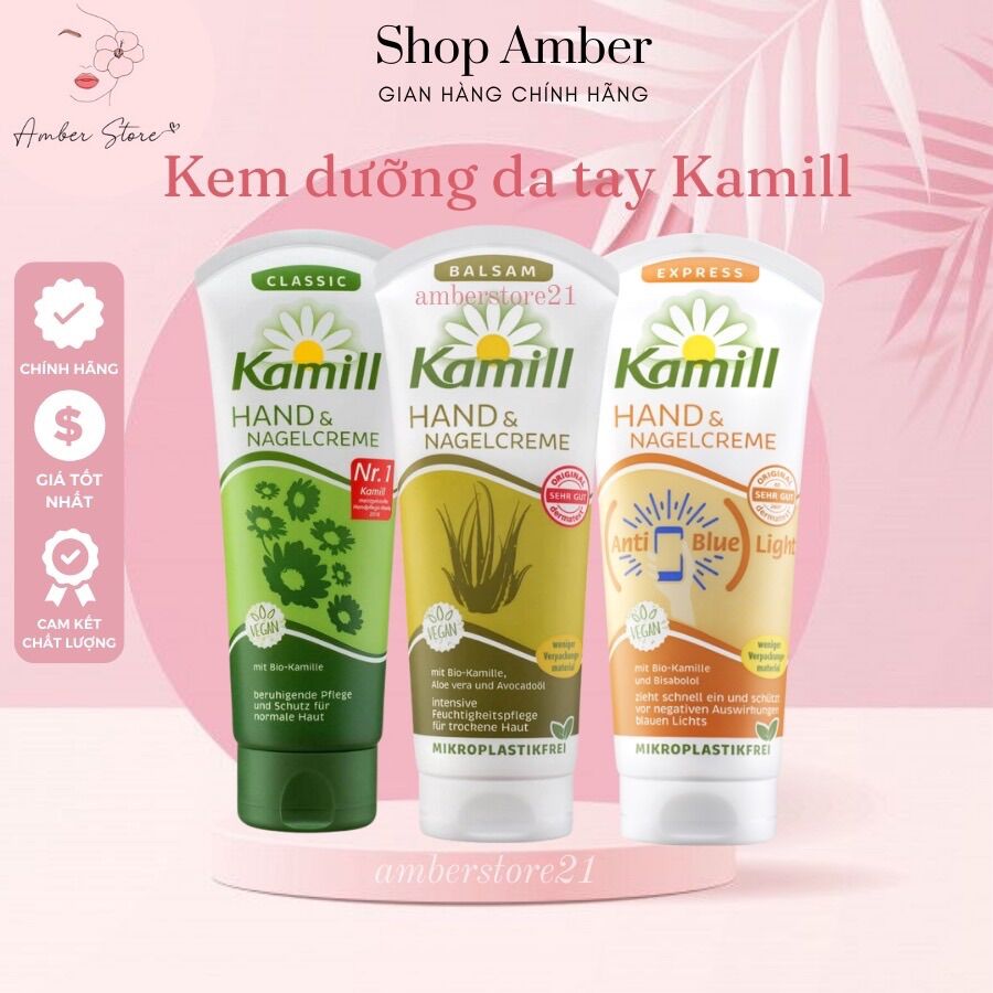 - New Kem dưỡng da tay và móng Kamill 100ml - có bill Đức