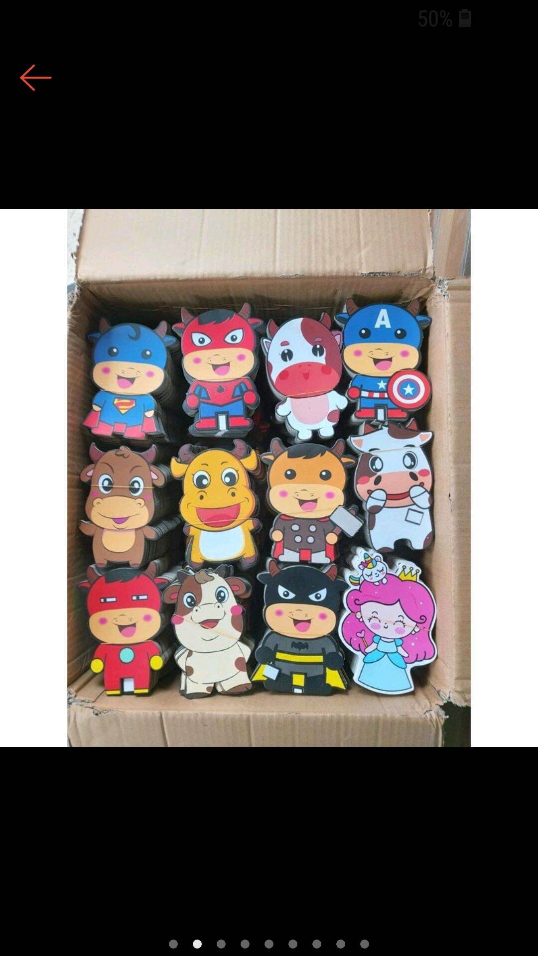 Lốc 10 bao lì xì chibi cute (giao hình ngẫu nhiên)