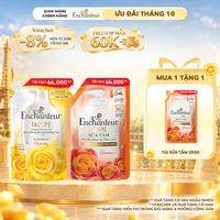 Combo 2 túi sữa tắm nước hoa dưỡng da Enchanteur hương Chamring/Glamour 640g tặng 1 túi sữa tắm Enchanteur 200g (Quà hiện giỏ hàng)