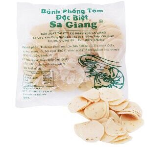 Bánh phồng tôm Sa Giang xanh gói 100gr