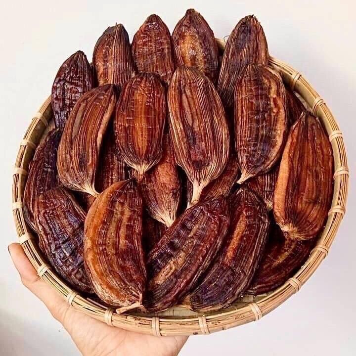Chuối hồng sấy dẻo túi 1kg 🍌🍌- Tạp hoá Song Tiên