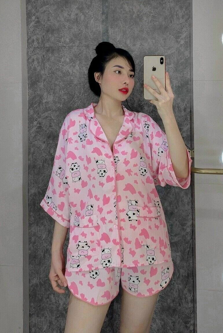 Đồ bộ đùi Satin