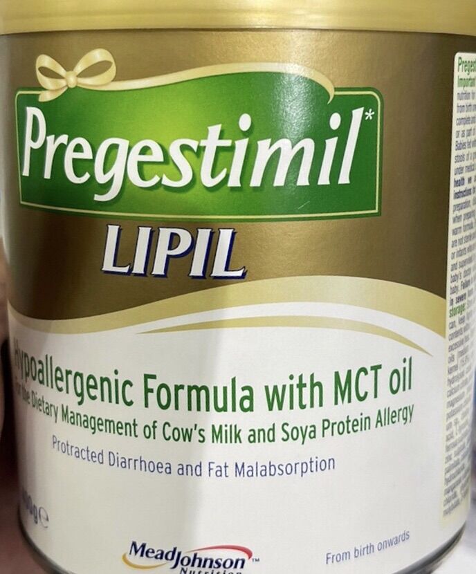 Sữa Pregestimil Lipil 400g-Chính hãng Mead Johnson- Dành cho trẻ dị ứng đạm sữa bò, kém hấp thu đạm, biếng ăn, nhẹ cân, hỗ trợ tốt cho đường tiêu hoá...)