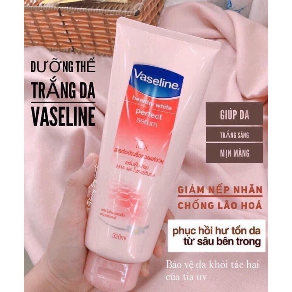 [Hcm]Sữa Dưỡng Thể Trắng Da Vaseline 10X Thái Lan 320Ml