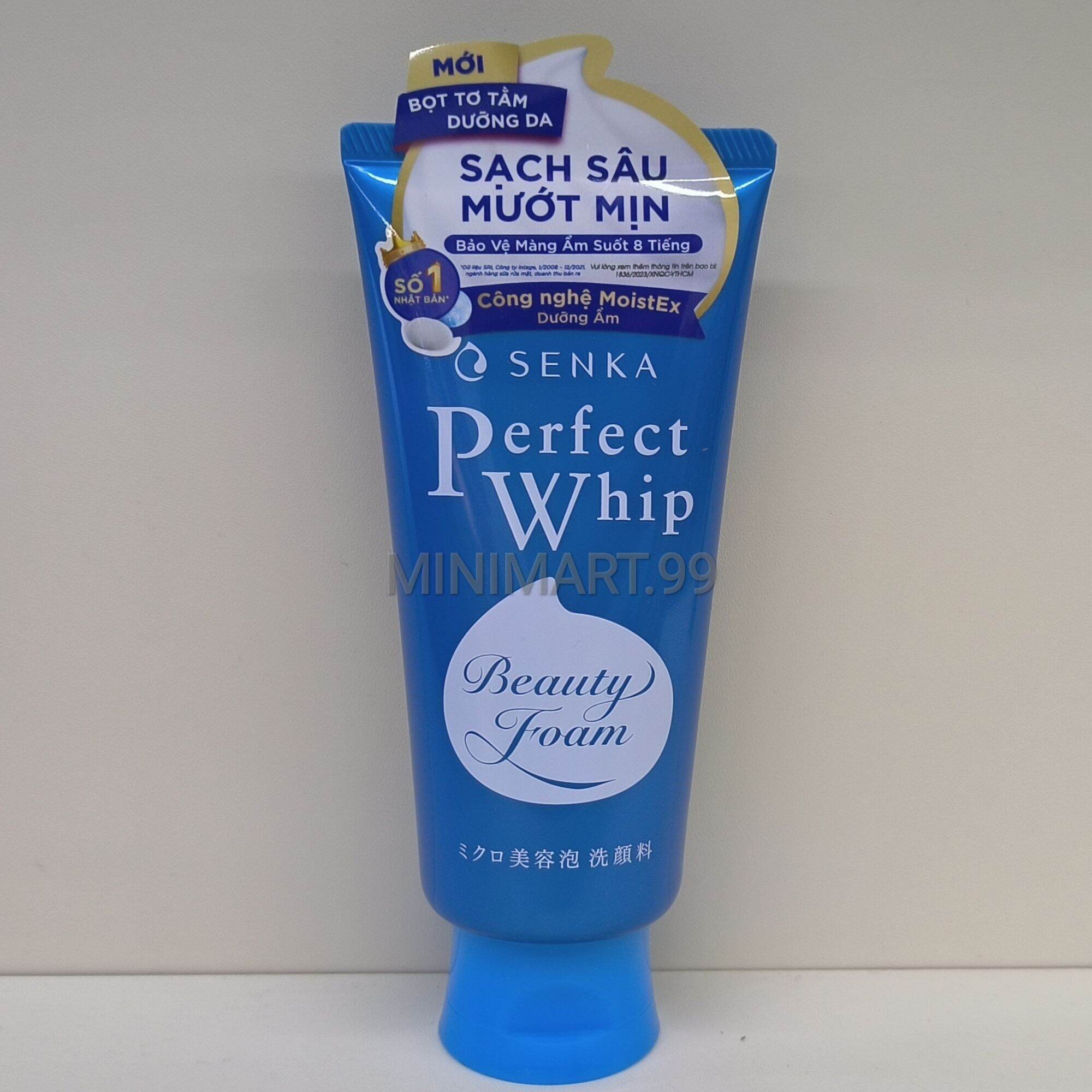 Sữa rửa mặt tạo bọt Senka Perfect Whip u 120g Date 2026