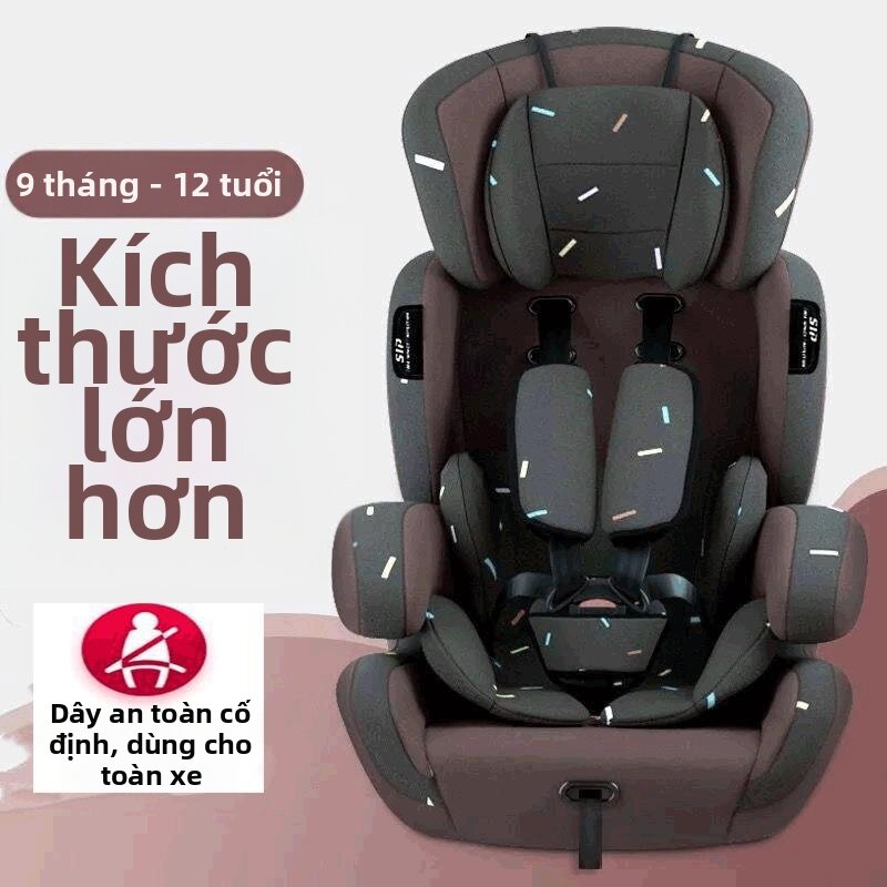 BONINGYU | Ghế An Toàn Ô Tô Cho Trẻ Em Có Thể Gập Và Ngả