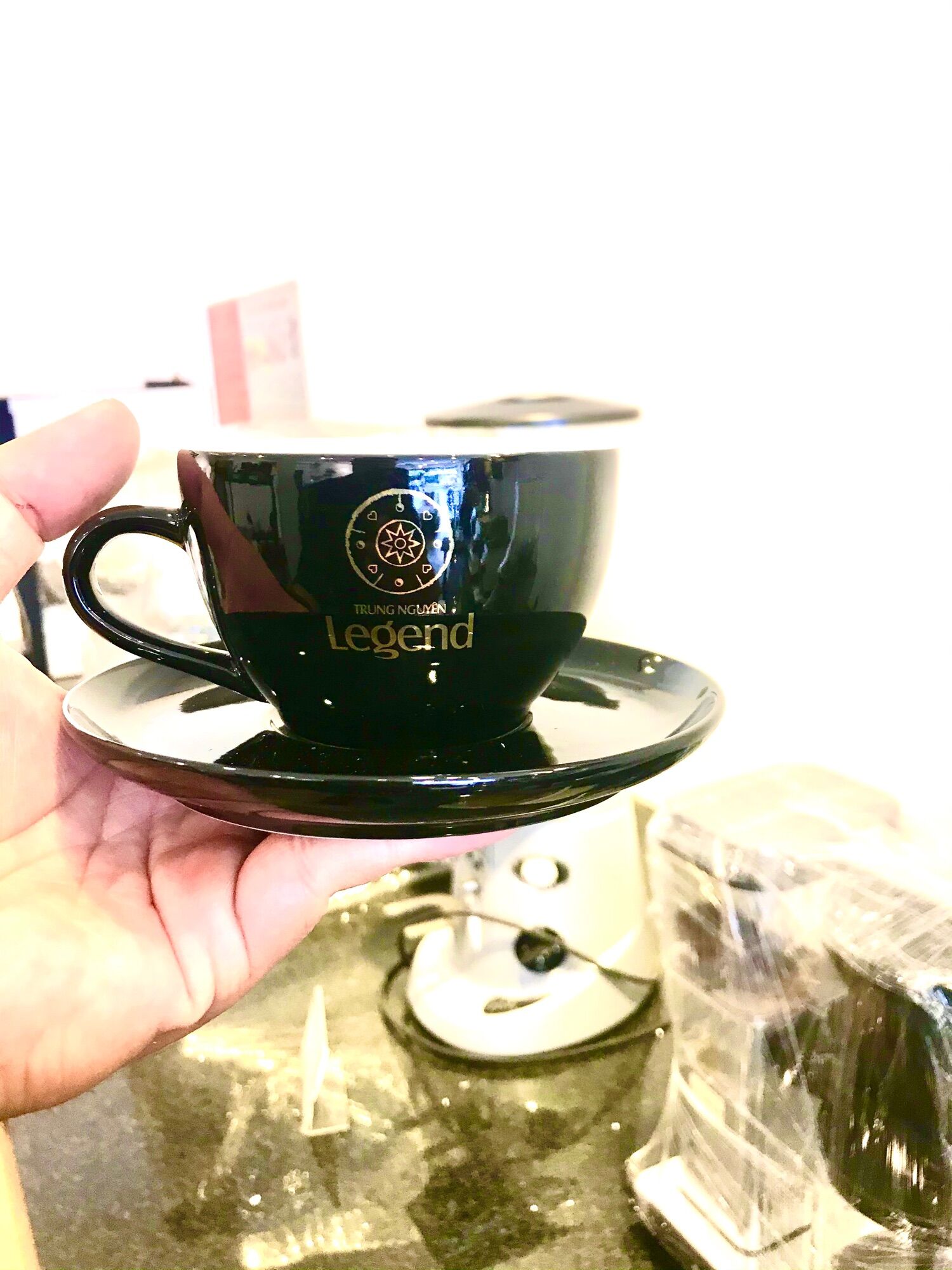 Bộ tách cappuccino gốm sứ Bát Tràng