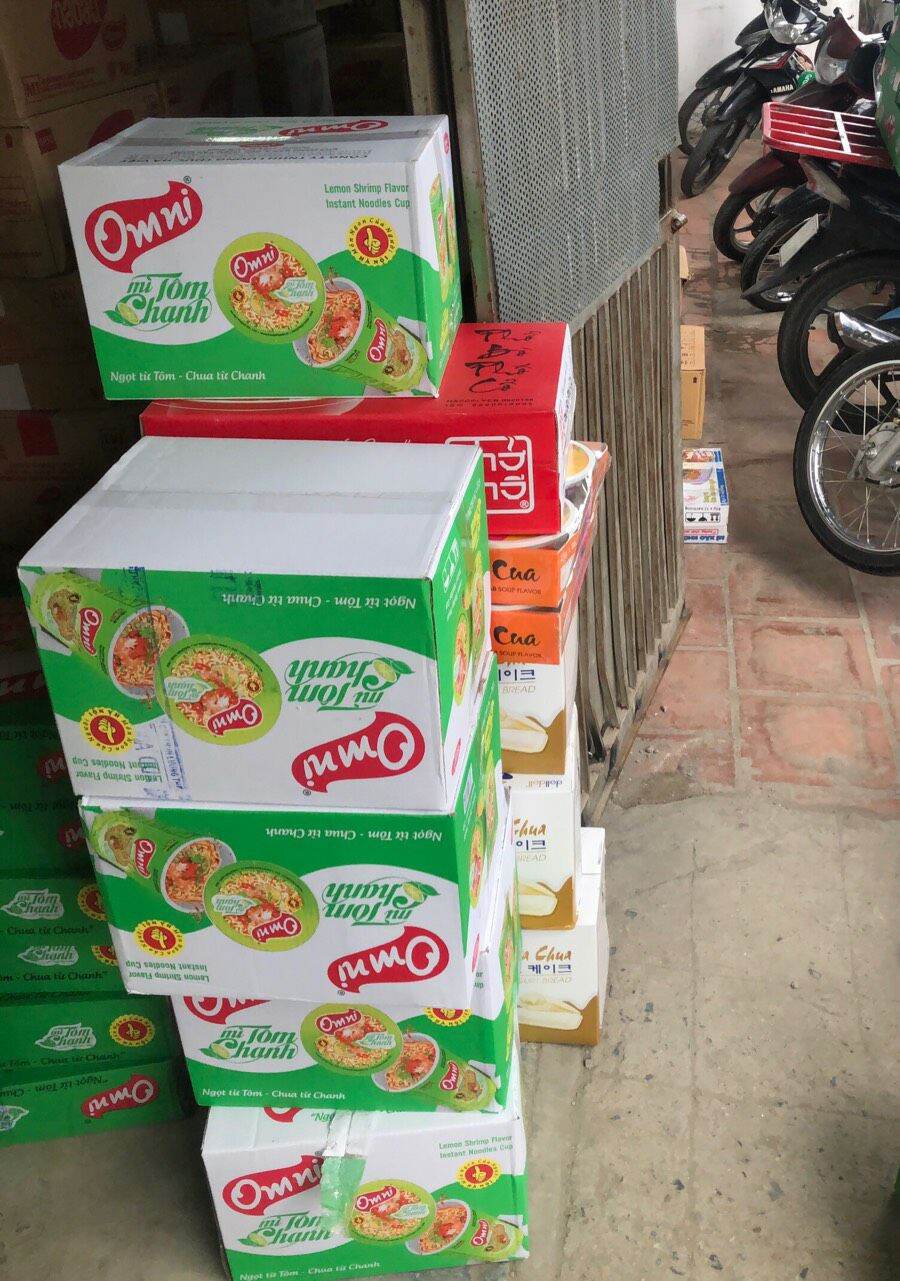 Thùng mì tôm chanh Omni bát 24 bát/thùng - date luôn mới nhất