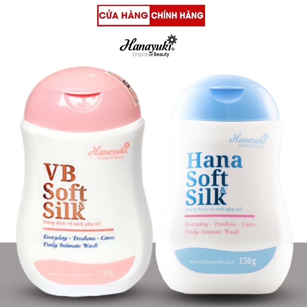 Dung dịch vệ sinh phụ nữ hana soft silk hanayuki, giúp khử mùi vùng kín