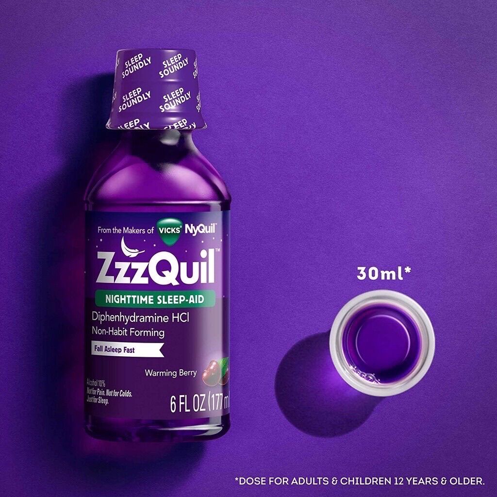 Siro ZzzQuil Nighttime Sleep Aid 354ML ( DAYQUIL NYQUIL )