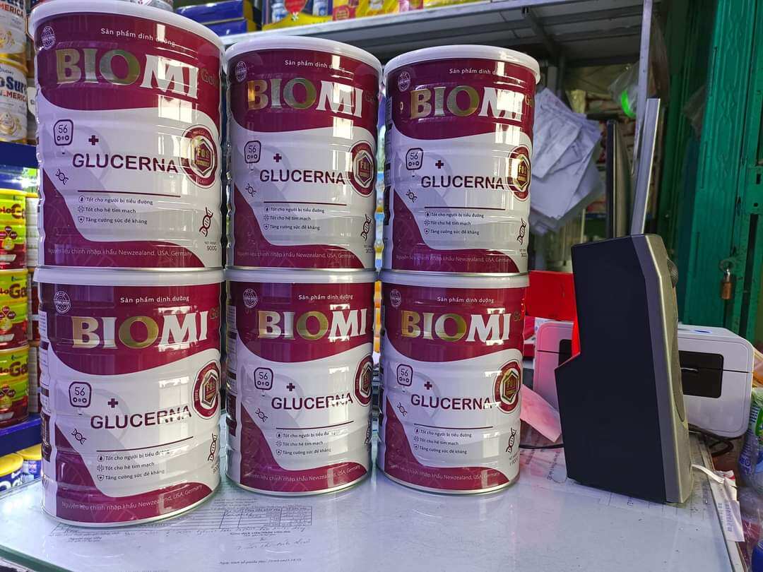 SỮA TIỂU ĐƯỜNG BIOMI GLUCERNA LON 900G