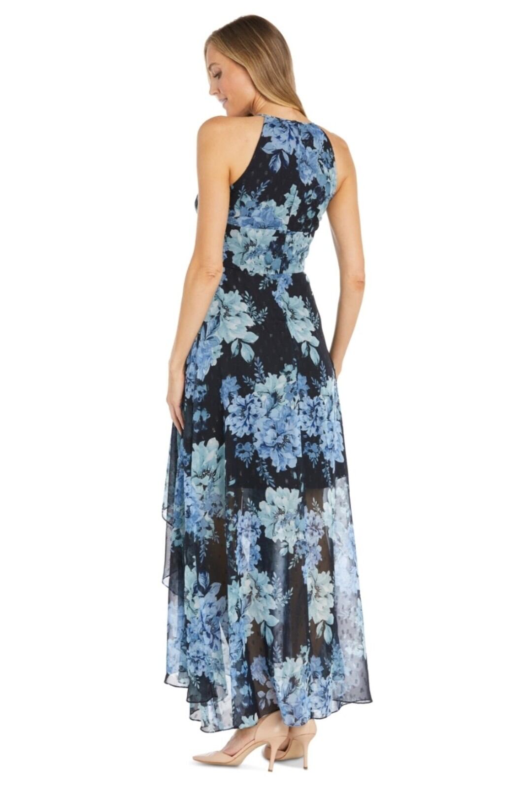 Đầm maxi hoa chiffon vnxk R&M Richards
