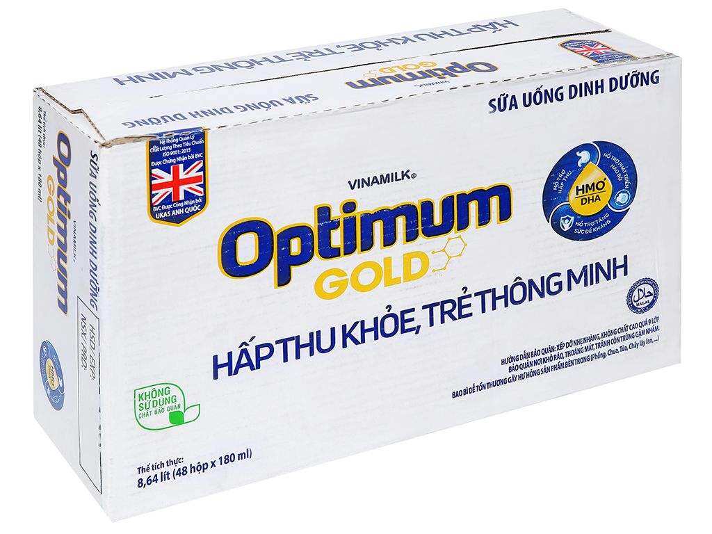 Sữa Bột Pha Sẵn Optimum gold 180ml thùng 48 hộp
