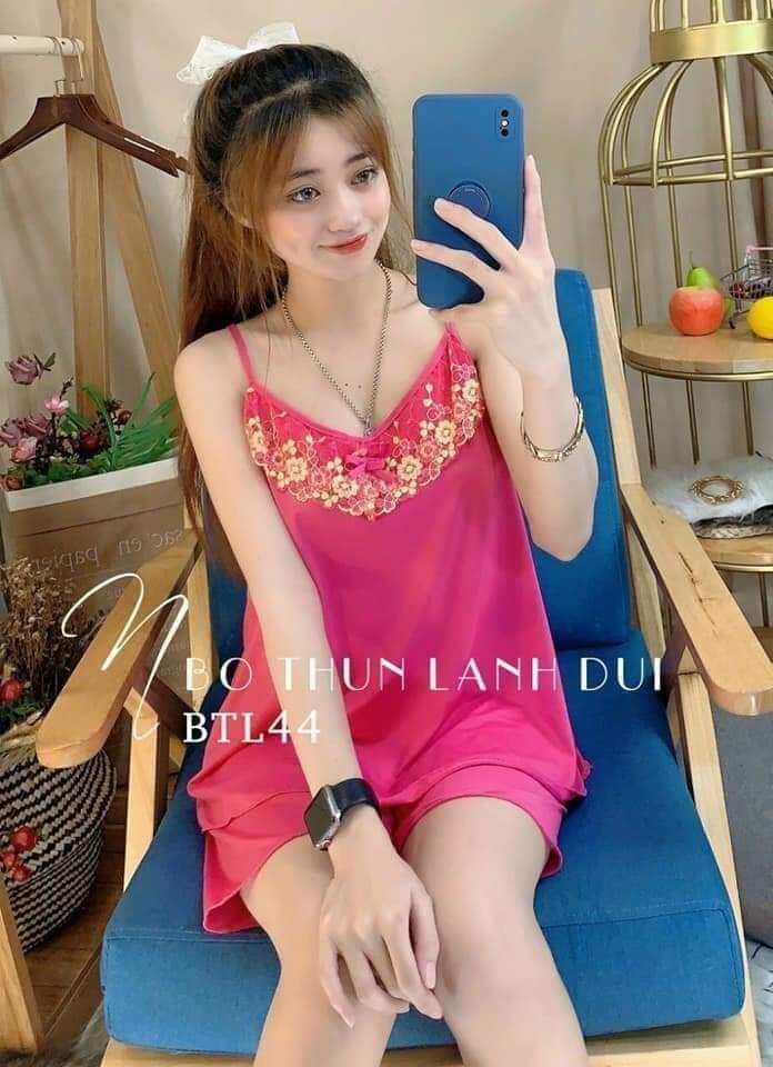 Đồ bộ nữ thun lạnh đùi mặc nhà giá rẻ - 9