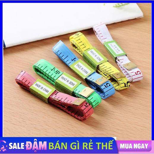 Dây đo vòng eo - thước dây may đồ- dây đo đầu bọc sắt 150cm