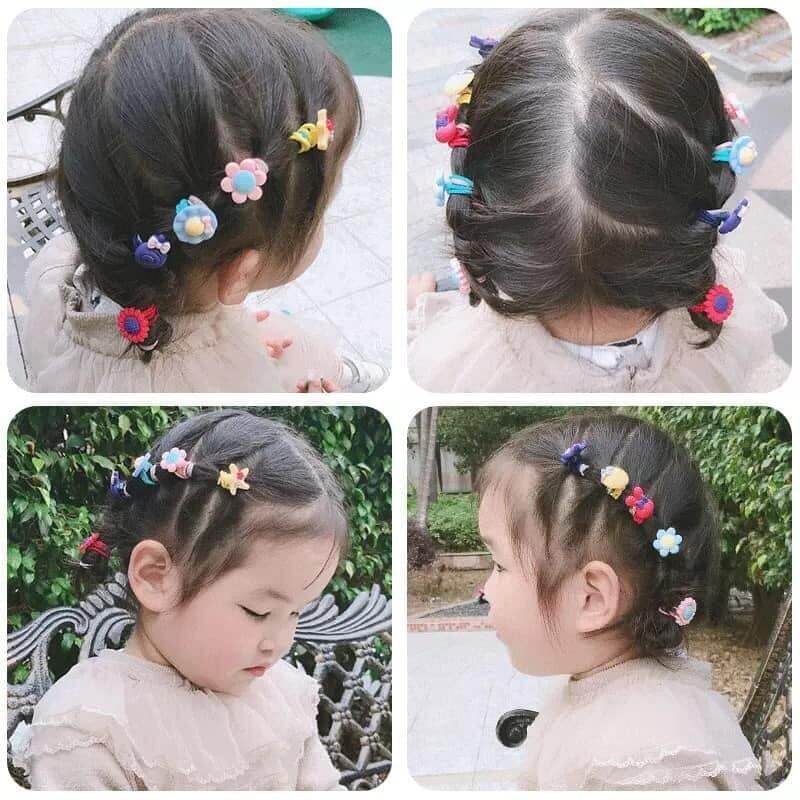 Set 20 Dây Buộc Tóc Cho Bé